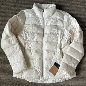 The North Face Women’s Minoqua Puffer 550 Fill Down Jacket Gardenia White L NWT